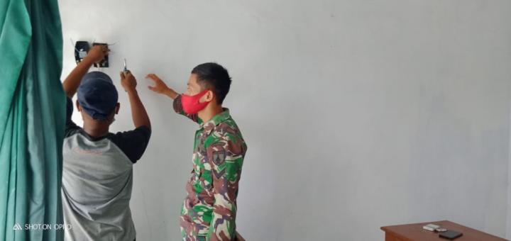 Aladin TMMD Bojonegoro, Dipasang Jaringan Listrik 